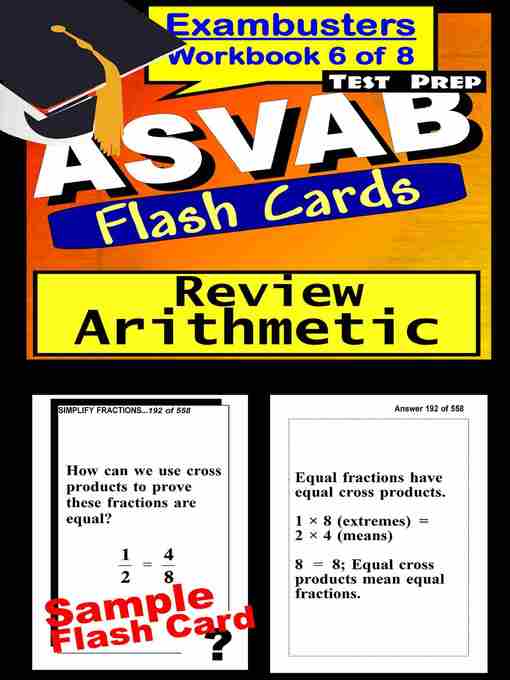 Title details for ASVAB Test Arithmetic Review—Exambusters Flashcards—Workbook 6 of 8 by ASVAB Exambusters - Available